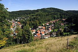 Blick auf Bad Grund