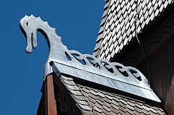 Hahnenkleer Stabkirche - Details