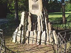 Wernigerode - Lossen-Denkmal - Monument au gologue Lessen
