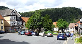 Der Lautenthaler Marktplatz - Place du march