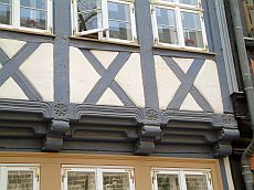 Quedlinburg - 1577 - Andreaskreuze - Croix saint-Andr